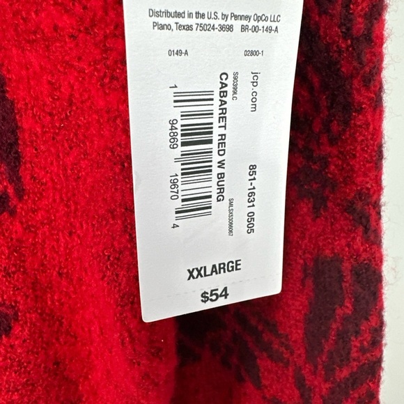 NWT Liz Claiborne Womens Mock Neck Long Sleeve Pullover Sweater Sz XXL - Picture 2 of 3